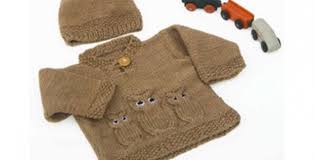 Knitting stitches knitting patterns free knit patterns free knitting baby knitting knitting scarves crochet scarves knitted owl knitted gloves. Knitted Owl Baby Sweater And Hat Paid Knitting Pattern