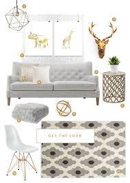 Colour Crush Grey White Gold Gold Living Room Interior Design Living Room Living Room Designs
