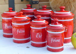 Maybe you would like to learn more about one of these? Red And White Kitchen Canisters Instaimage