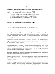 Check spelling or type a new query. Les Besoins De Financement Des Pme Au Maroc Investir Credit Finance