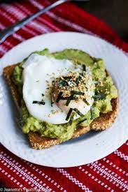 Smashed Avocado Miso Toast With Poached Egg And Furikake Recipe Toast Recipes Avocado Toast Recipe Avocado Recipes