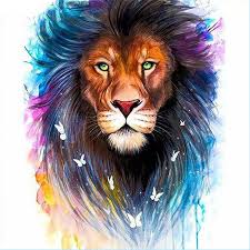 And if you want to draw your lions in other, more interesting poses, you may find this helpful Buy Full 5d Diy Diamond Painting Color Anime Lion Cartoon Diamond Embroidery Cross Stitch Kit Rhinestone Home Decor Gift At Affordable Prices Free Shipping Real Reviews With Photos Joom