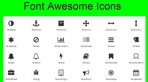 font awesome icons list with class reference webnots