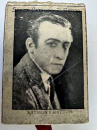 Old Matchbox Cuba or Spain Hollywood Promotion Raymond Hatton Jane Winton  1930s