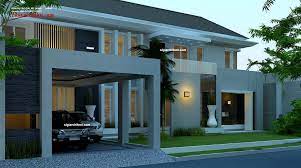 Desain rumah dan kontrakan modern kontemporer 3 lantai mewah ibu etty di jakarta.ukuran 20,5 x 41,3. Desain Rumah Mewah 2 Lantai Luas 800 M2 Dengan Tata Letak Ruang Sesuai Fengshui Menempati Kavling Hook X2f Pojok X2 Rumah Mewah Desain Rumah 2 Lantai Rumah