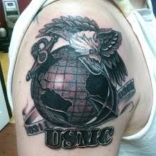 The statue of molly marine is displayed proudly on nearly every base marine corps wide. 60 Globe Eagle And Anchor Tattoos Designs With Meanings