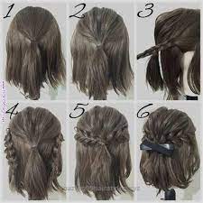 You can try any of these according to your preference and the. Neat Easy Prom Hairstyle Tutorials For Girls With Short Hair The Post Easy Prom Hairstyle Tutorials For Girls W Hair Styles Medium Hair Styles Simple Prom Hair
