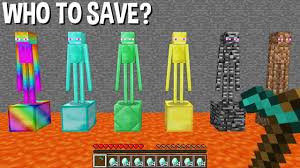 Due to trace amounts of chromium in the crystal structure, this stone appears emerald green to peacock blue in daylight but ruby red to purple under . Who To Save Diamond Enderman Or Rainbow Or Emerald Or Gold Or Bedrock Or Dirt In Minecraft Minecraft Videos