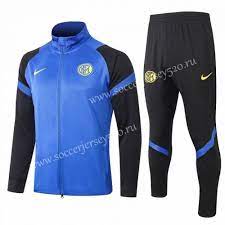 2020 2021 Inter Milan Camouflage Blue Thailand Jacket Unifrom 815 Inter Milan Tracksuit Set Blue Camouflage