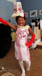 Popcorn Diva Diy Costume For A Girl Popcorn Costume Popcorn Costume Diy Diy Costumes