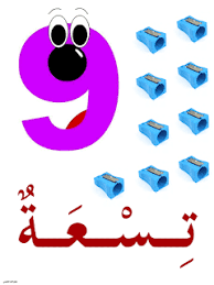 معلقات تزيين القسم صور الارقام من 01 الى 10 للطور الاول ابتدائي class decoration decor 10 things