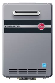 One of the best things about tankless units is that you can install them almost anywhere. Rheem Rtgh C95xln Outdoor Natural Gas Condensing Tankless Water Heater Rheem Condensing Tankless Water Heater Rheem Natural Gas Tankless