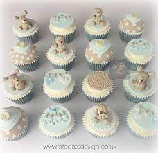 Teddy Cupcakes For Twins Baby Shower Cupcake Cake Baby Boy Cupcakes Shower Cupcakes