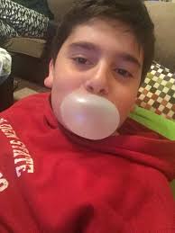 Chad Fell (USA) blew a bubblegum bubble with a diameter of 50.8 cm (20  inches) at Double Springs High School, Winston County, Alabama, USA