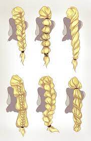 Rapunzel Drawing Hair Braid How To Draw Braids How To Draw Hair