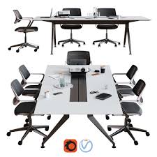 The 4.8 meeting table integrates technology with an innovative plug 'n play connectivity that is integrated. Steelcase Conference Table 48 3d Model Max Obj