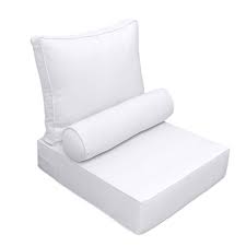 The cushion absorbs the impact of foot traffic. Pipe Trim Small 23x24x6 Outdoor Deep Seat Back Rest Bolster Cushion Insert Slip Cover Set Ad105 Walmart Com Walmart Com