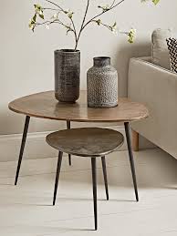 Sink into that sofa and put up your feet in style with one of our designer coffee tables. Two Textured Nesting Tables