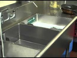 3 sink dishwashing method