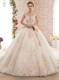 Ball Gown High Waist Appliques Beading Haute Couture Wedding Dresses Wedding Dresses Simple Wedding Dresses Wedding Dress Couture