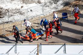 Daniel andré tande gikk rundt og falt stygt under torsdagens prøveomgang i skiflygingsbakken i planica. L8kual4tzt5jjm