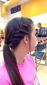 Cute Volleyball Hair Volleyball Hairstyles Hair Styles Sports Hairstyles