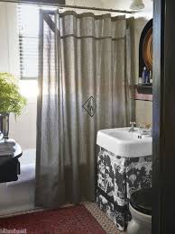 Mitered Corner Shower Curtain Tailored Sink Skirt Mounted Underneath Sink Shower Curtain Monogram Corner Sink Bathroom Sink Skirt