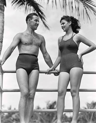 Ladies Swimwear 1930s Mens Swimwear Historical Swimsuits One Piece Swimsuit Old Fashioned Bathing Suit