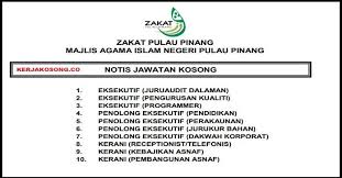 Zakat pulau pinang‏ @zakatpenang 13 февр. Jawatan Kosong Zakat Pulau Pinang Mainpp