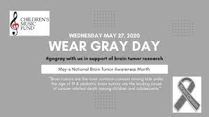 Cancer cells grow to form a mass, generally known as brain tumors. Brain Tumor Awareness Month Gogray Children S Music Fund