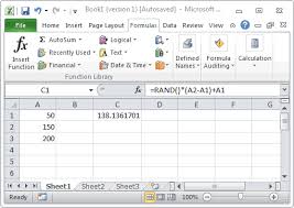 Ms Excel How To Use The Rand Function Ws