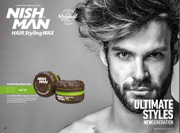 Nish Man Hair Styling Matte Wax (08) 150ml