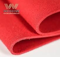 China Flexible Micro Fiber Synthetic Suede Leather Material ...