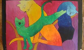 Franz marc schule in der kategorie geretsried. Grundschule Helenental Kunstunterricht Auf Den Spuren Von Franz Marc