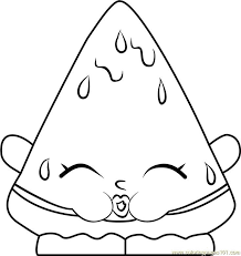 15 shopkins pictures to print and color. Shopkins Season 1 Melonie Pips Coloring Page Shopkins Season 1 Shopkins Colouring Pages Coloring Pages
