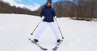 Develop your skills by learning how to use the brakes and other beginner stopping techniques first. Skiing Downhill In A Straight Line And Stopping Japan Ski Guide