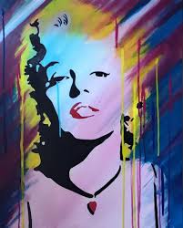 MARILYN MONROE Painting by Barry Leighton Jones “RARE” Masterpiece 49x36  $3,500.00