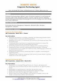 Essential job functions manages the daily purchasing functions for assigned commodities or services. Purchasing Agent Resume Samples Qwikresume