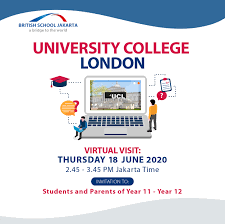Check spelling or type a new query. British School Jakarta Bsj Formerly Bis University Visit University College London Bsj S University Counsellors Proudly Partner With University College London Ucl To Host A Virtual University Visit For Our