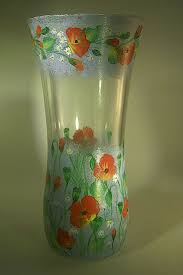 Hand Painted Glass Items For Decor Your Crafting Room Kitchen Living Home Decor And More Painted Painting Glass Jars Painting Glassware Glass Candlesticks
