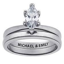 33 conventional fingerhut bedroom furniture susan style ideas of fingerhut area rugs for home decorating ideas. Personalized Sterling Silver Cz 2 Pc Bridal Set Engagement Rings Affordable Planet Jewelry Limoges Jewelry