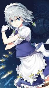 Sakuya Izayoi Anime Maid Anime Art Girl Anime Characters