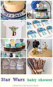 Star Wars Themed Baby Shower Welcometothemousehouse Com Star Wars Baby Shower Star Wars Baby Baby Shower Themes