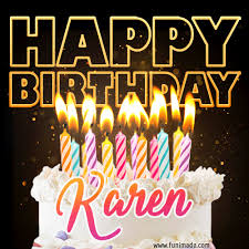 Three lighted candle, candle, burning candles, png material, lantern, material png. Karen Animated Happy Birthday Cake Gif Image For Whatsapp Download On Funimada Com