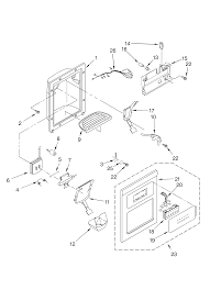 side by side refrigerator parts