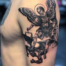Es también el más invocado, al que más se le reza y al que más personas le piden ayuda. 155 Saint Michael Tattoos Everything You Need To Learn With Meanings Wild Tattoo Art