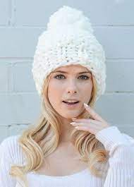 Larson Beanie Hat Knitted Hats Chunky Knit Knit Beanie