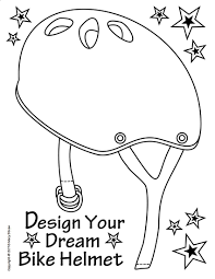 Bike helmet coloring page from motorcycles category. 20 Smart Engaging Activities Your Kids Will Love Earth Day Picture Prompts Sub Lessons April Activities Bicycle Crafts Safety Crafts