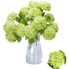 Growing hydrangeas, pruning hydrangeas, change hydrangea flower colors, and hydrangea about hydrangeas. Amazon Com Greentime Tiny Artificial 7 Heads Hydrangea Bouquet Faux 13 Inches Mini Silk Hydrangea Flowers For Wedding Home Table Centerpiece Party Decoration Green Kitchen Dining