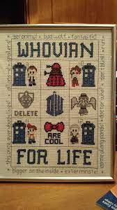 When personalizing your needlework project, using the right find over 30 readable cross stitch alphabet patterns that you can make your own! Doctor Who Cross Stitch Is Officially A Thing Cross Stitch Doctor Who Crafts Cross Stitch Embroidery